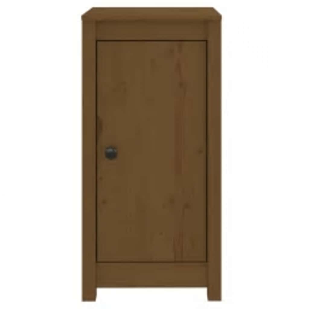 Ντουλάπι Καφέ Μελί 39x35x80 εκ. από Μασίφ Ξύλο Πεύκου - Pakobazaar
