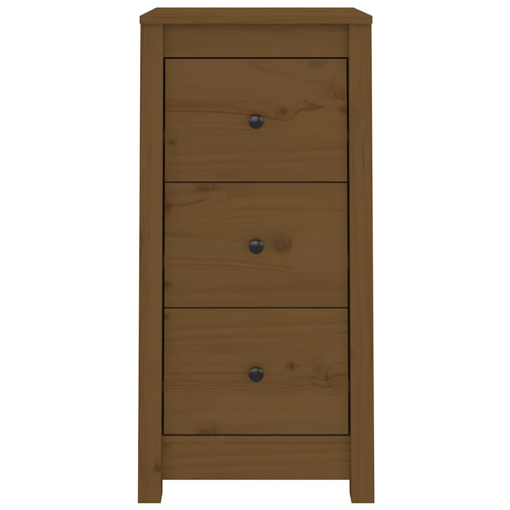 Ντουλάπι Καφέ Μέλι 40x35x80 εκ. από Μασίφ Ξύλο Πεύκου