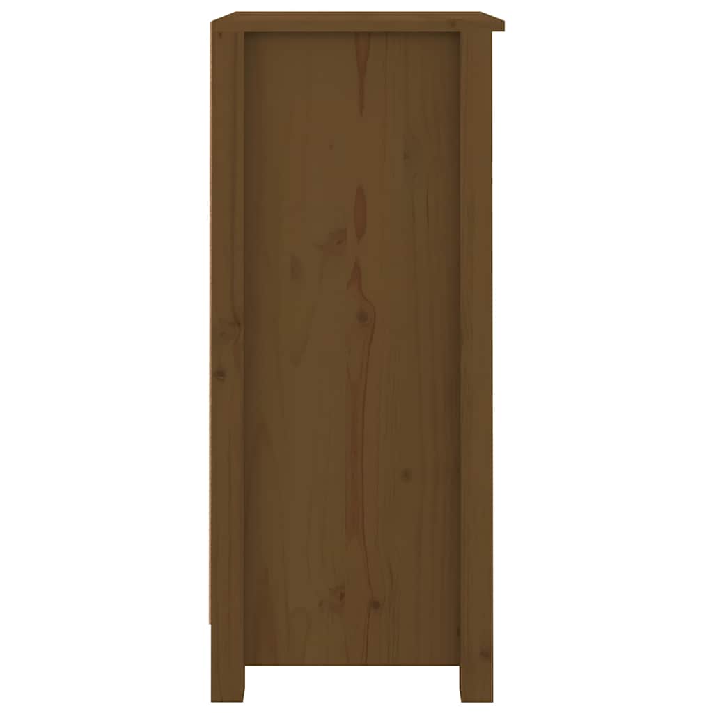 Ντουλάπι Καφέ Μέλι 40x35x80 εκ. από Μασίφ Ξύλο Πεύκου