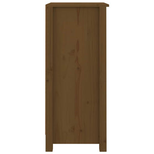 Ντουλάπι Καφέ Μέλι 40x35x80 εκ. από Μασίφ Ξύλο Πεύκου