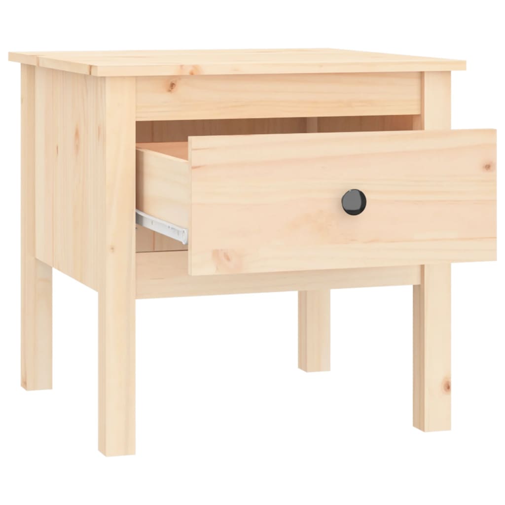 Βοηθητικό Τραπέζι 50x50x49 εκ. από Μασίφ Ξύλο Πεύκου