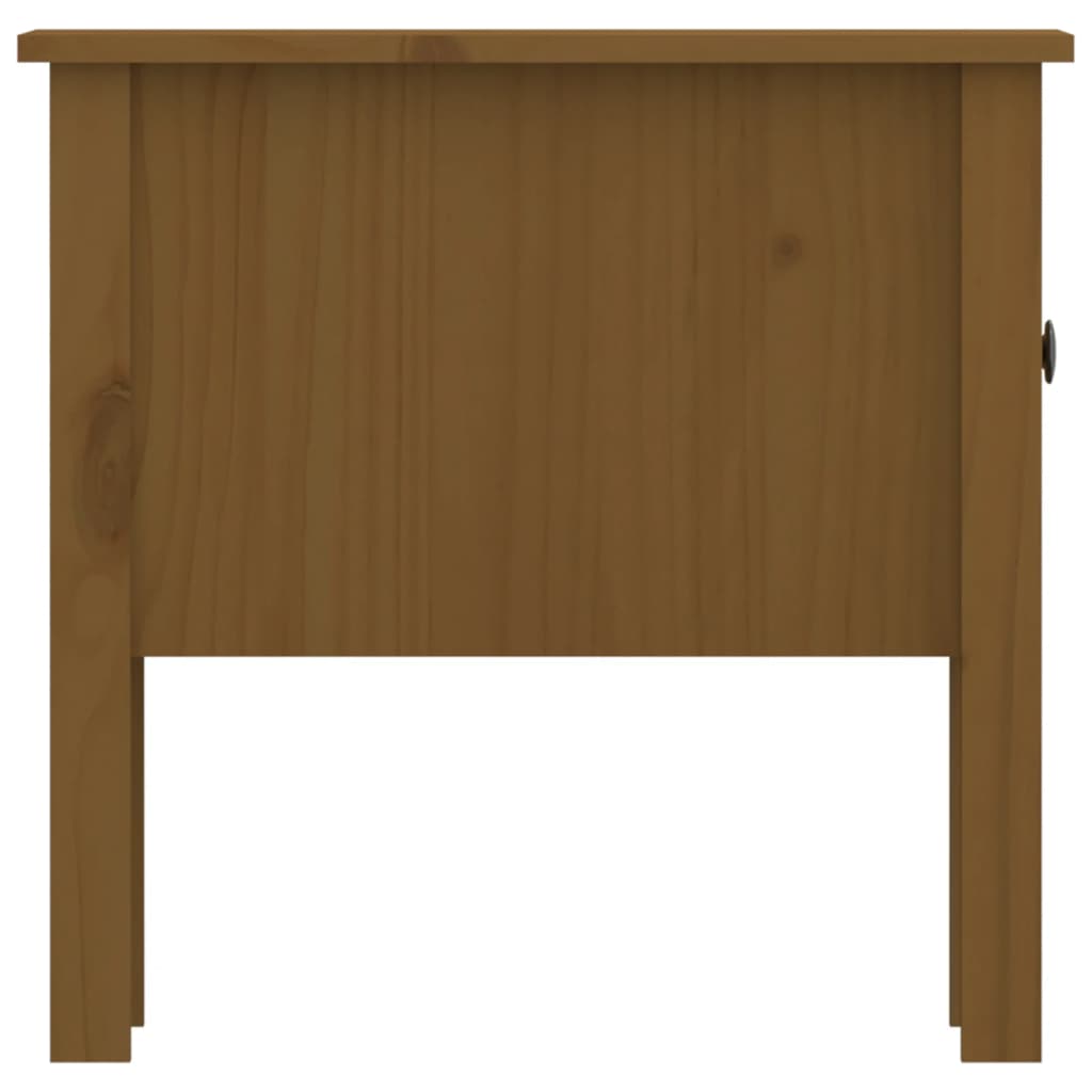 Βοηθητικά Τραπέζια Καφέ Μελί50x50x49εκ.Μασίφ Ξύλο Πεύκου