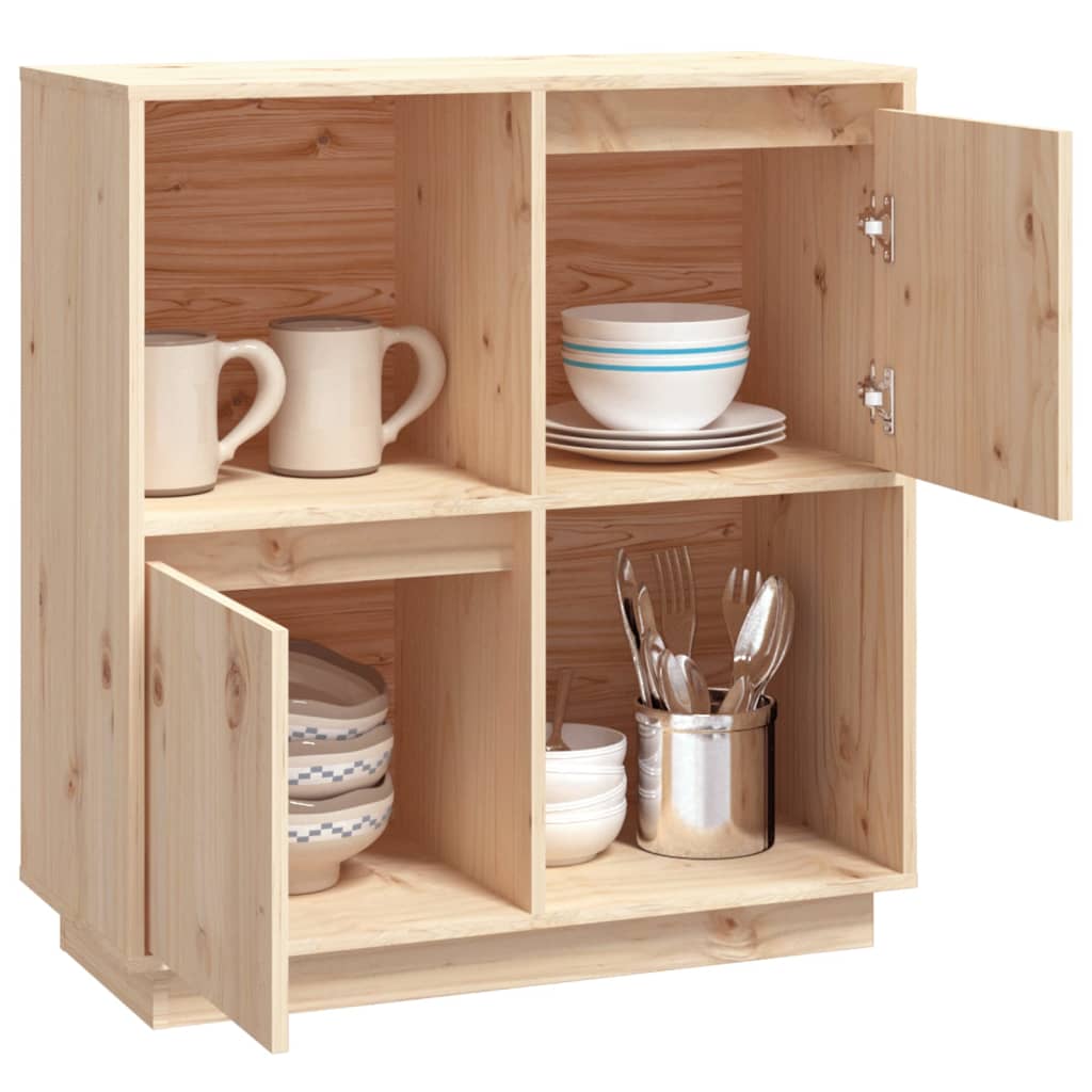 Ντουλάπι 74 x 35 x 80 εκ. από Μασίφ Ξύλο Πεύκου