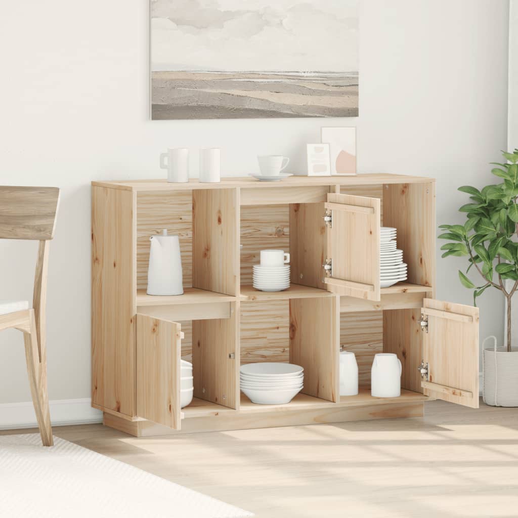 Ντουλάπι 110,5x35x80 εκ. από Μασίφ Ξύλο Πεύκου - Pakobazaar