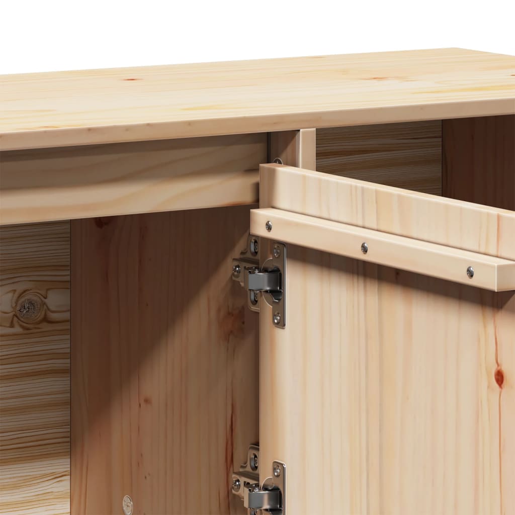 Ντουλάπι 110,5x35x80 εκ. από Μασίφ Ξύλο Πεύκου - Pakobazaar
