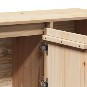 Ντουλάπι 110,5x35x80 εκ. από Μασίφ Ξύλο Πεύκου - Pakobazaar