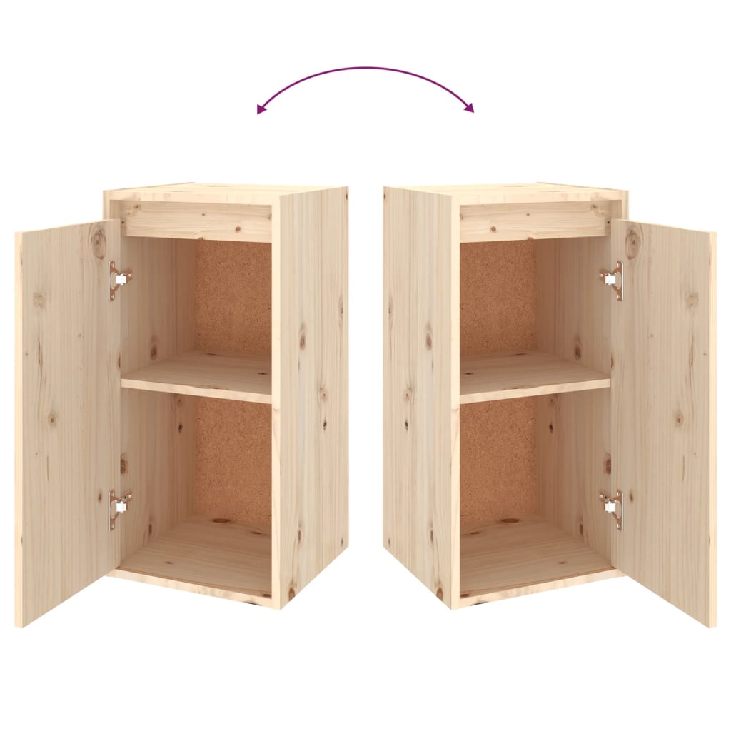 Έπιπλα Τηλεόρασης 3 τεμ. από Μασίφ Ξύλο Πεύκου - Pakobazaar