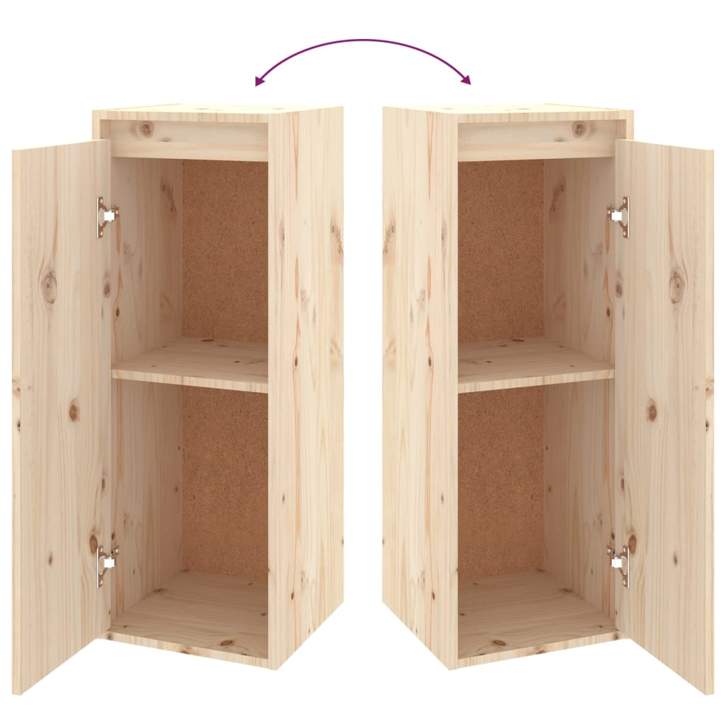 Έπιπλα Τηλεόρασης 5 τεμ. από Μασίφ Ξύλο Πεύκου - Pakobazaar