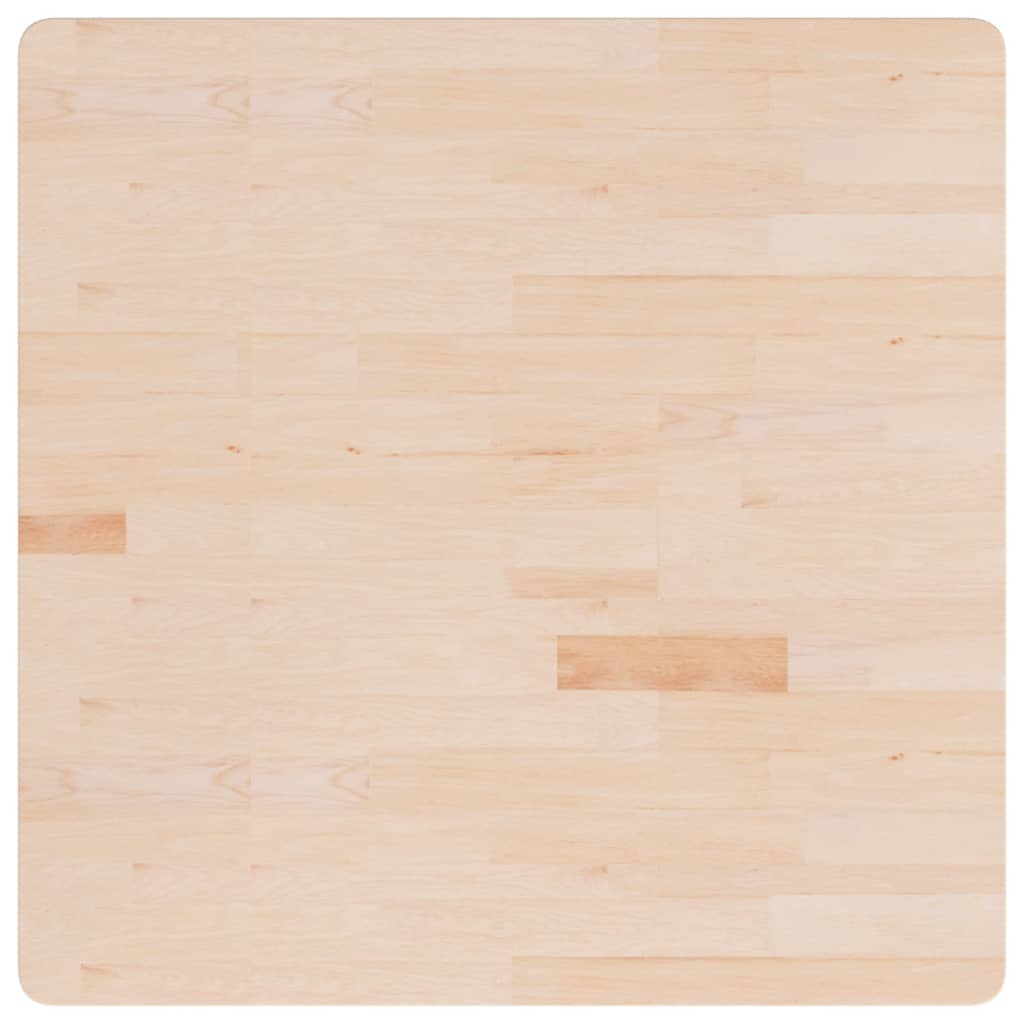 Επιφάνεια Τραπεζιού Τετράγωνη 90x90x2,5 εκ. Μασίφ Ξύλο Δρυς - Pakobazaar