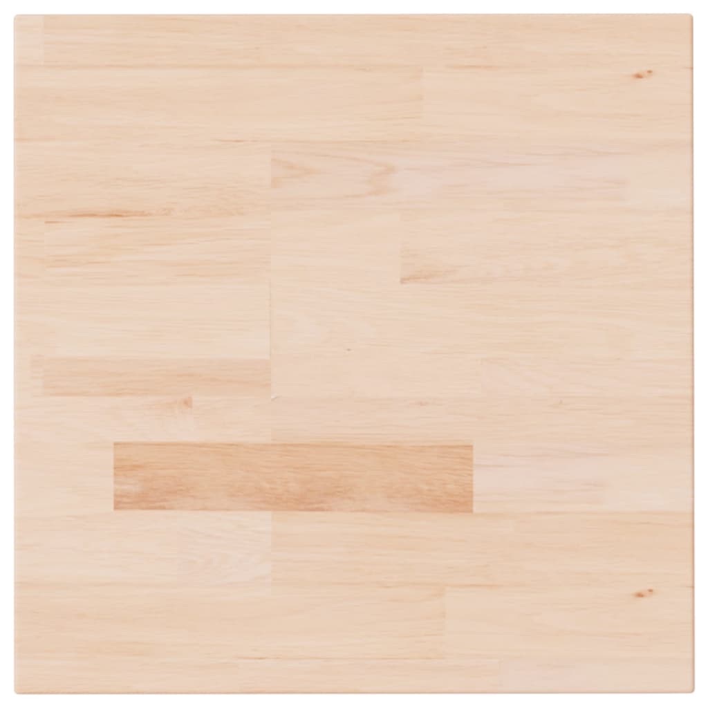 Επιφάνεια Τραπεζιού Τετράγωνη 40x40x4 εκ. Μασίφ Ξύλο Δρυς