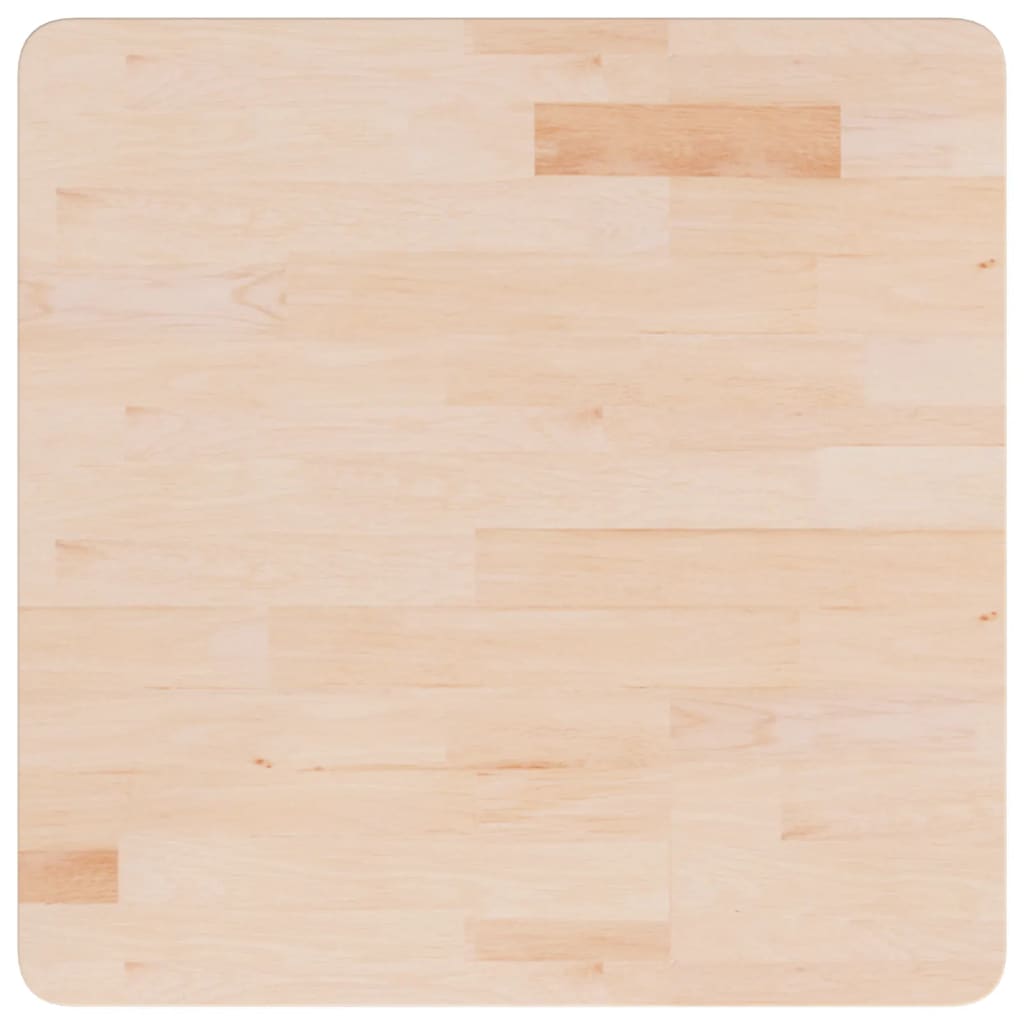 Επιφάνεια Τραπεζιού Τετράγωνη 60x60x4 εκ. Μασίφ Ξύλο Δρυς - Pakobazaar