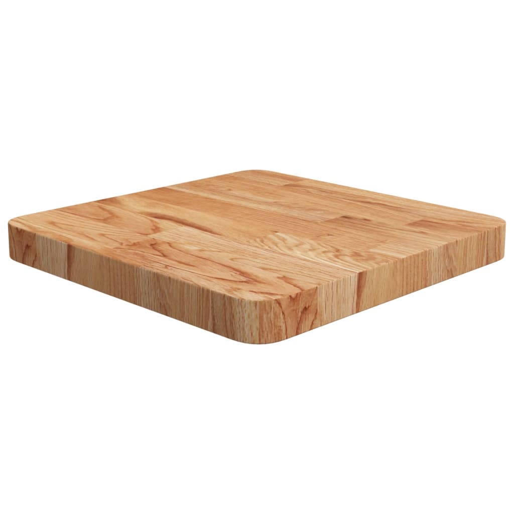 Επιφάνεια Τραπεζιού Τετράγωνη Αν. Καφέ 40x40x4 εκ. Ξύλο Δρυς