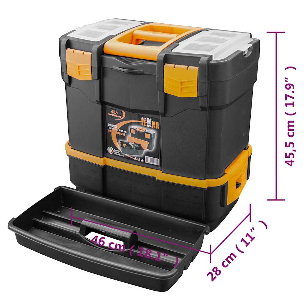 Εργαλειοθήκη 460 x 280 x 455 χιλ. από Πολυπροπυλένιο