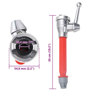 Ακροφύσιο Πυροσβεστικού Σωλήνα με Σύζευξη D