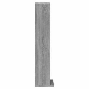Έπιπλο για CD Γκρι Sonoma 21x20x88 εκ. από Επεξεργασμένο Ξύλο