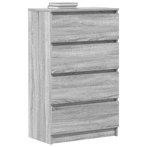 Συρταριέρα Γκρι Sonoma 60x35x98,5 εκ. από Επεξεργασμένο Ξύλο