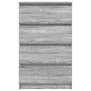 Συρταριέρα Γκρι Sonoma 60x35x98,5 εκ. από Επεξεργασμένο Ξύλο