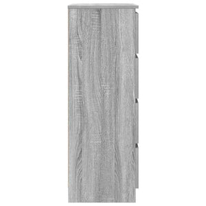 Συρταριέρα Γκρι Sonoma 60x35x98,5 εκ. από Επεξεργασμένο Ξύλο