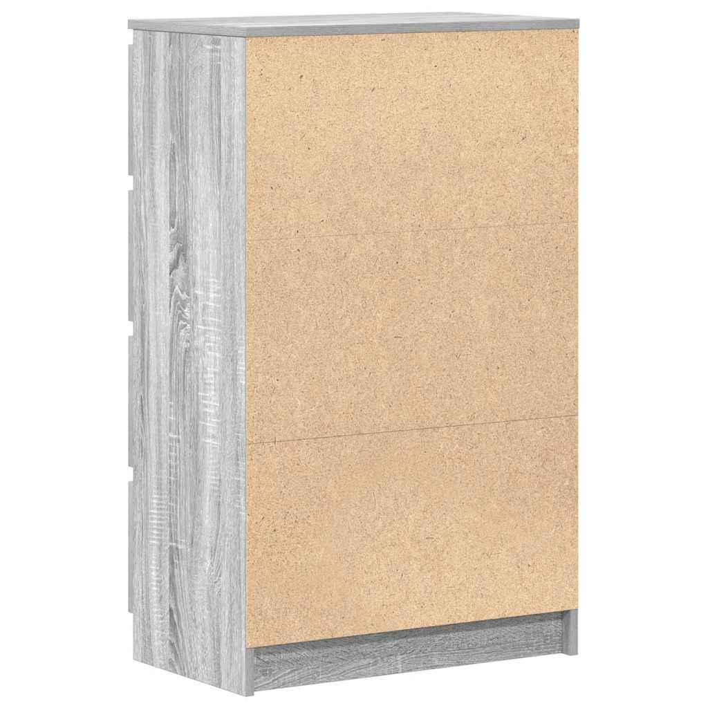 Συρταριέρα Γκρι Sonoma 60x35x98,5 εκ. από Επεξεργασμένο Ξύλο