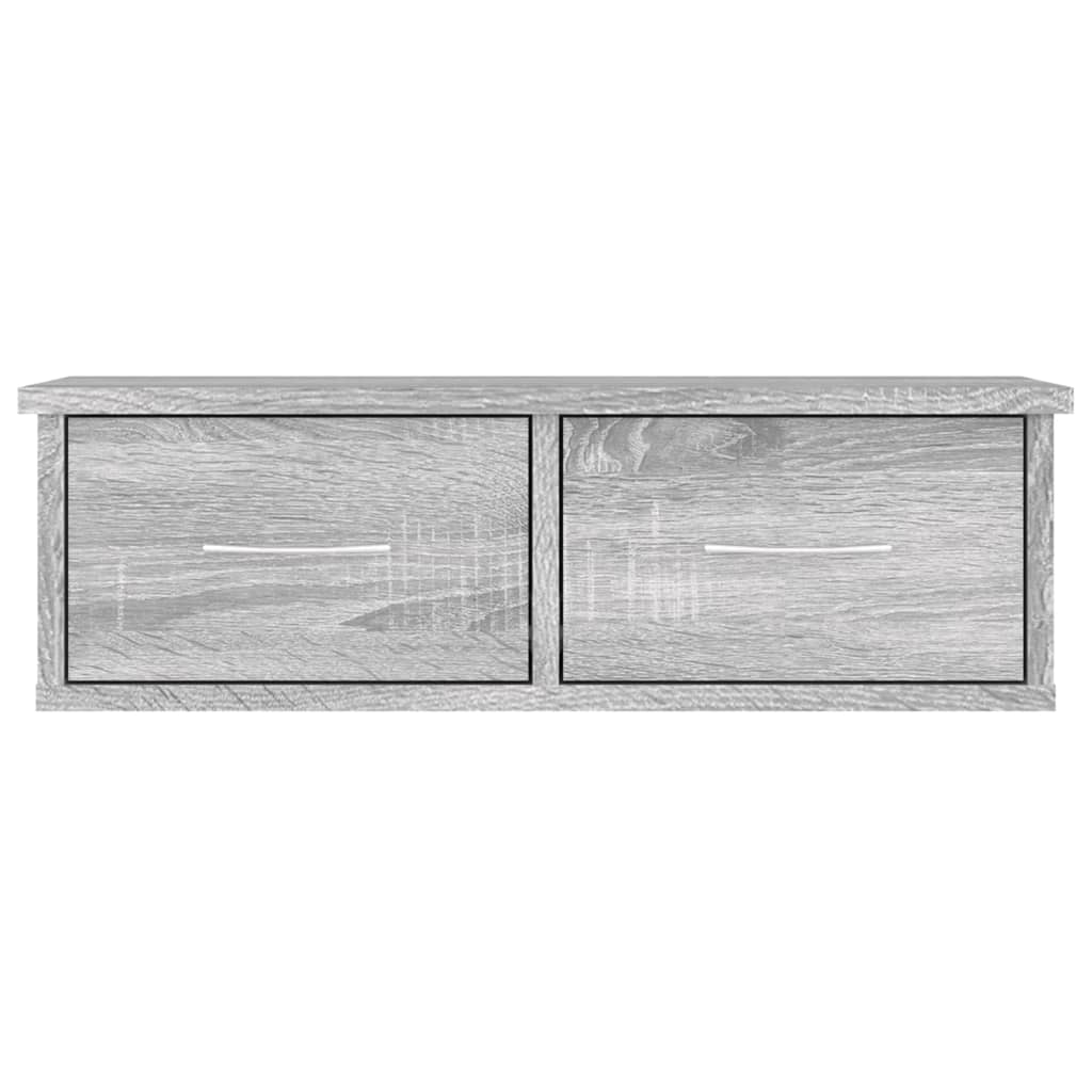Ντουλάπι Τοίχου Γκρι Sonoma 60x26x18,5 εκ. Επεξεργασμένο Ξύλο - Pakobazaar