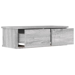 Ντουλάπι Τοίχου Γκρι Sonoma 60x26x18,5 εκ. Επεξεργασμένο Ξύλο - Pakobazaar