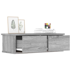 Ντουλάπι Τοίχου Γκρι Sonoma 60x26x18,5 εκ. Επεξεργασμένο Ξύλο - Pakobazaar