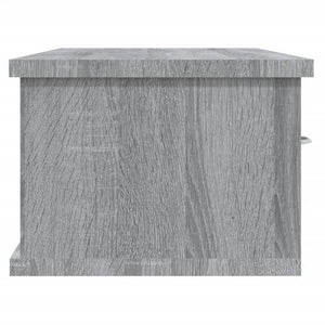 Ντουλάπι Τοίχου Γκρι Sonoma 88x26x18,5 εκ. Επεξεργασμένο Ξύλο - Pakobazaar