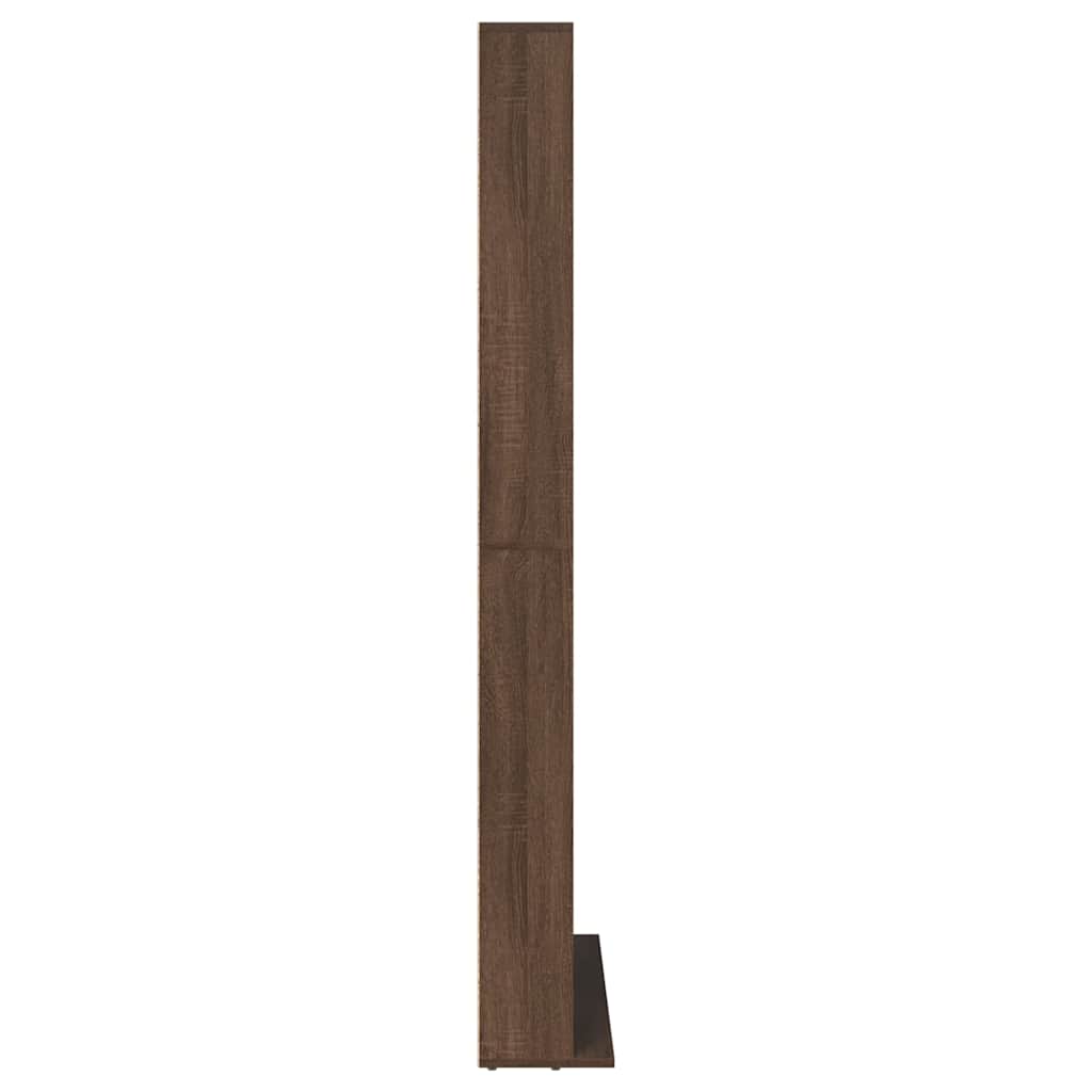 Έπιπλο για CD Καφέ Δρυς 102x23x177,5 εκ. Επεξεργασμένο Ξύλο