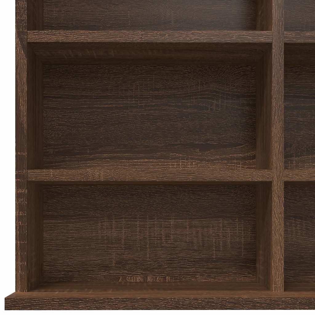 Έπιπλο για CD Καφέ Δρυς 102x23x177,5 εκ. Επεξεργασμένο Ξύλο