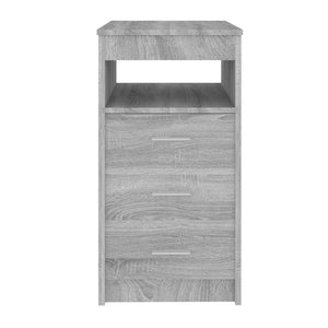 Συρταριέρα Γκρι Sonoma 40 x 50 x 76 εκ. από Επεξεργασμένο Ξύλο