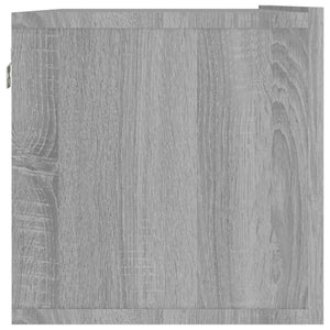 Έπιπλο Τηλεόρασης Τοίχου Γκρι Sonoma 120x30x30 εκ. Επεξερ. Ξύλο - Pakobazaar