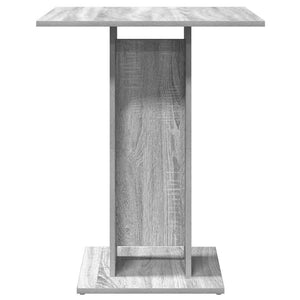 Τραπέζι Bistro Γκρι Sonoma 60x60x75 εκ. από Επεξεργασμένο Ξύλο - Pakobazaar