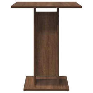 Τραπέζι Bistro Καφέ Δρυς 60 x 60 x 75 εκ από Επεξεργασμένο Ξύλο