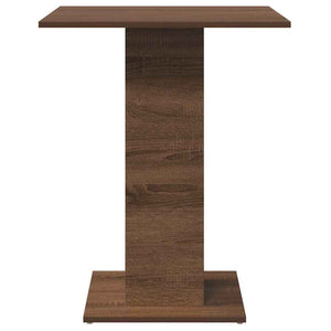Τραπέζι Bistro Καφέ Δρυς 60 x 60 x 75 εκ από Επεξεργασμένο Ξύλο