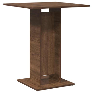 Τραπέζι Bistro Καφέ Δρυς 60 x 60 x 75 εκ από Επεξεργασμένο Ξύλο