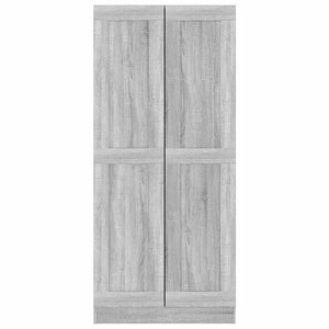 Βιβλιοθήκη Γκρι Sonoma 82,5x30,5x185,5 εκ. Επεξεργασμένο Ξύλο