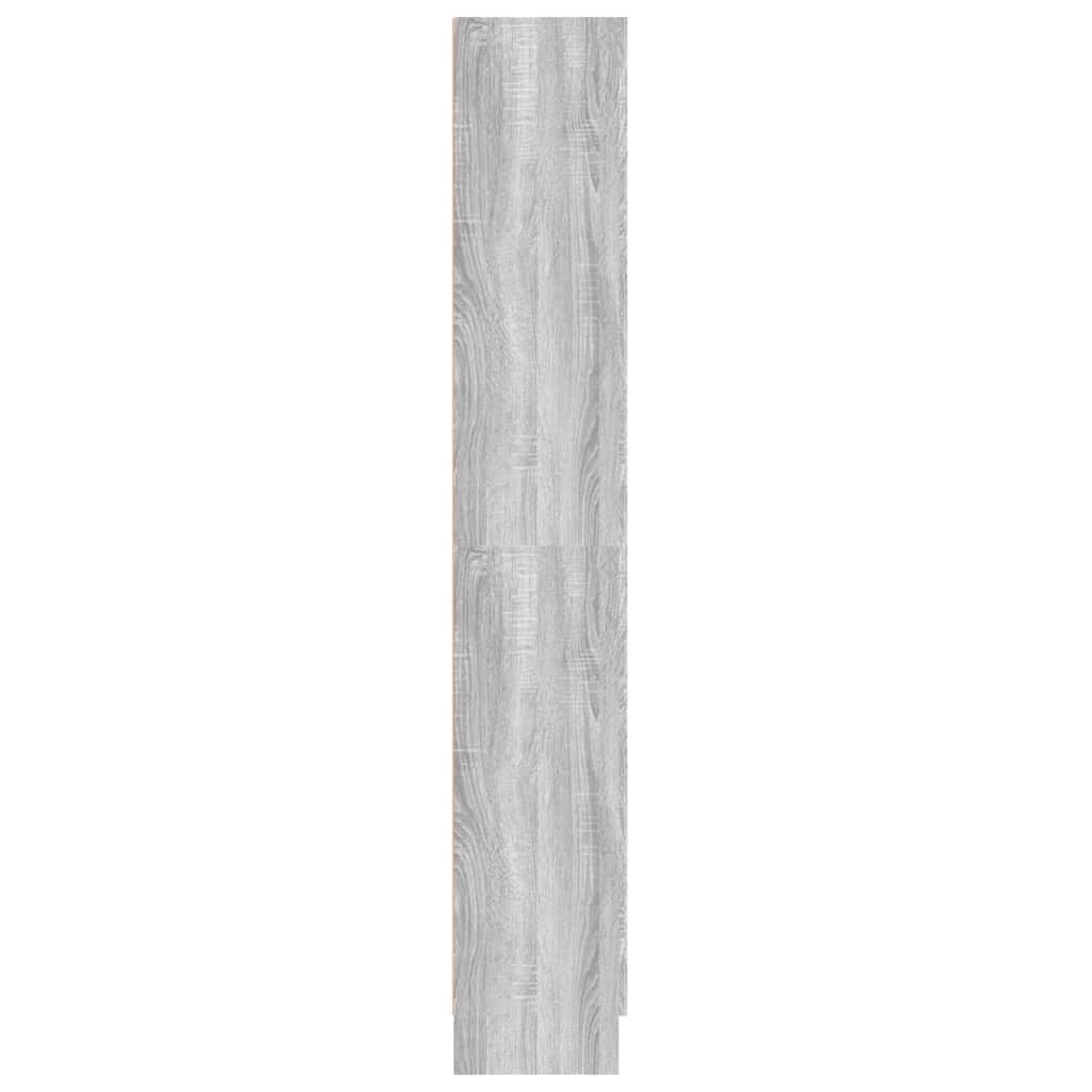 Βιβλιοθήκη Γκρι Sonoma 82,5x30,5x185,5 εκ. Επεξεργασμένο Ξύλο