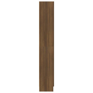 Βιβλιοθήκη Καφέ Δρυς 82,5x30,5x185,5 εκ. Επεξεργασμένο Ξύλο