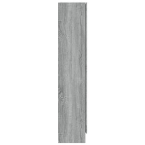 Βιτρίνα Γκρι Sonoma 82,5 x 30,5 x 150 εκ. Επεξεργασμένο Ξύλο