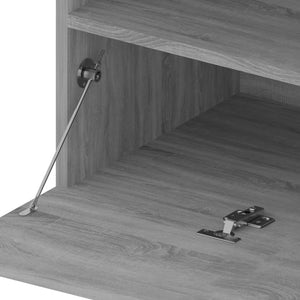 Έπιπλο Τηλεόρασης με LED Γκρι Sonoma 75 x 35 x 40 εκ. - Pakobazaar