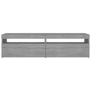 Έπιπλο Τηλεόρασης με LED 2 τεμ. Γκρι Sonoma 75 x 35 x 40 εκ. - Pakobazaar