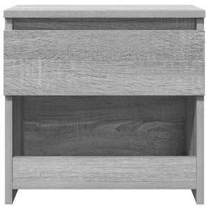 Κομοδίνο Γκρι Sonoma 40 x 30 x 39 εκ. από Επεξεργασμένο Ξύλο
