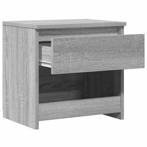 Κομοδίνο Γκρι Sonoma 40 x 30 x 39 εκ. από Επεξεργασμένο Ξύλο