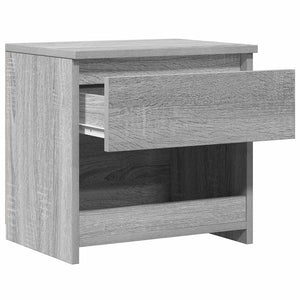 Κομοδίνα 2 τεμ. Γκρι Sonoma 40x30x39 εκ. από Επεξεργασμένο Ξύλο