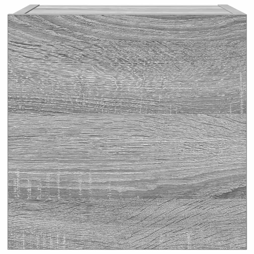Έπιπλο Τηλεόρασης Επιτοίχιο Γκρι Sonoma 30,5 x 30 x 30 εκ. - Pakobazaar