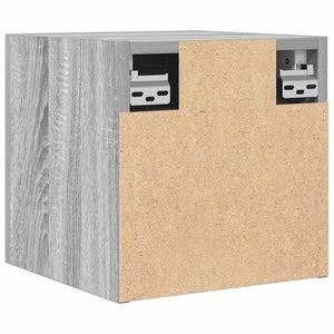 Έπιπλο Τηλεόρασης Επιτοίχιο Γκρι Sonoma 30,5 x 30 x 30 εκ. - Pakobazaar