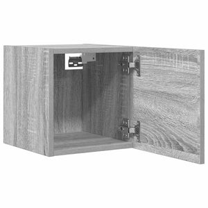 Έπιπλο Τηλεόρασης Επιτοίχιο Γκρι Sonoma 30,5 x 30 x 30 εκ. - Pakobazaar