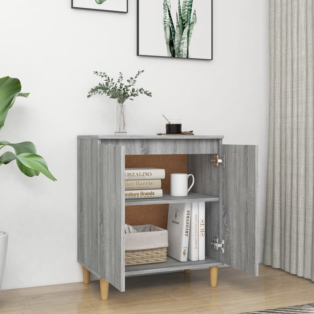 Ντουλάπι Γκρι Sonoma 60 x 35 x 70 εκ. από Επεξεργασμένο Ξύλο - Pakobazaar