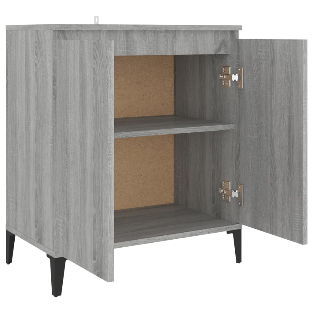 Ντουλάπι Γκρι Sonoma 60 x 35 x 70 εκ. από Επεξεργασμένο Ξύλο