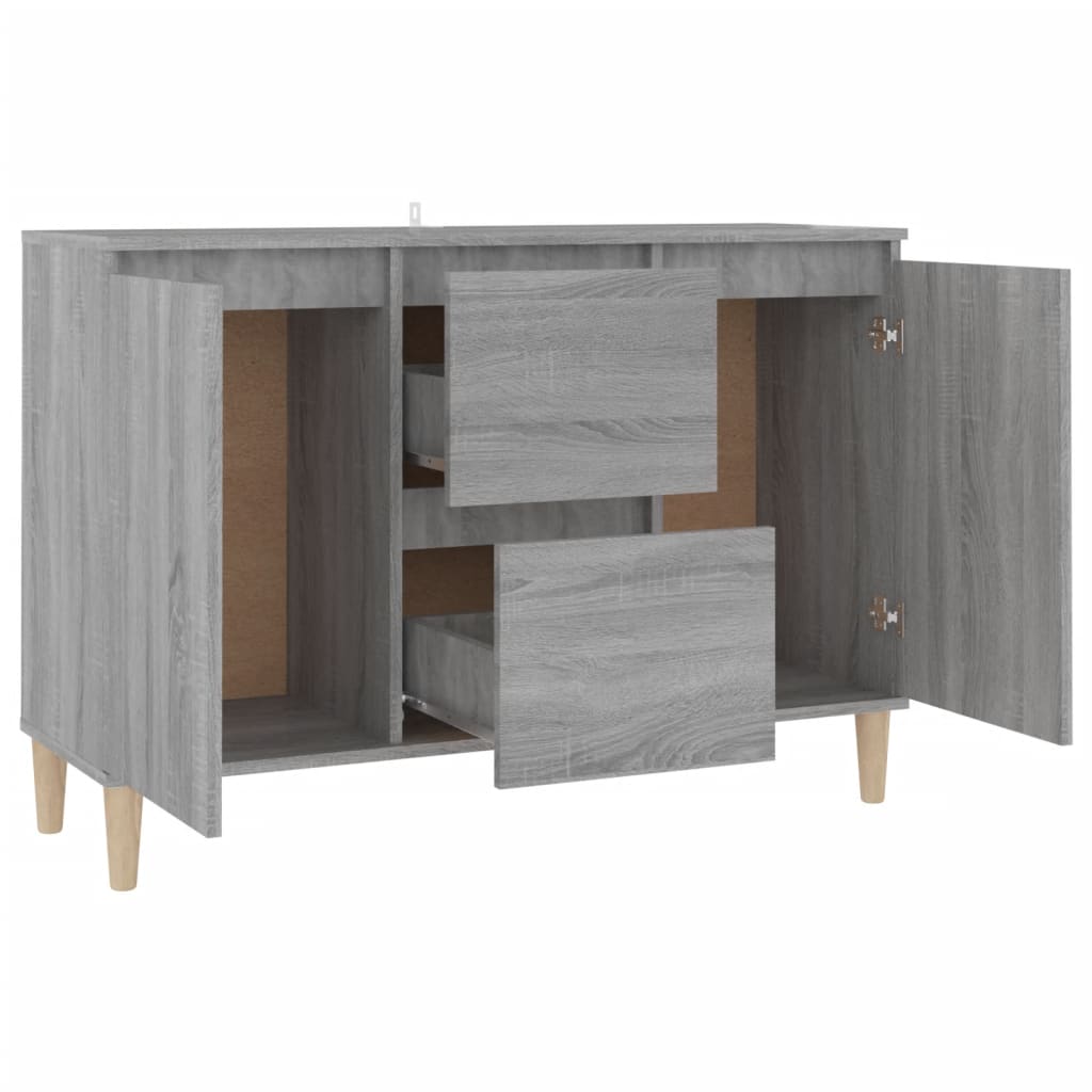 Μπουφές Γκρι Sonoma 101 x 35 x 70 εκ. από Επεξεργασμένο Ξύλο - Pakobazaar